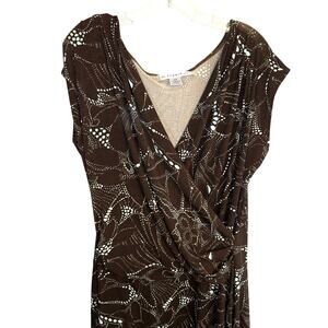 AA Studio AA 18W Black Lace Women's Short Sleeves Dress Miss Size 2X 2XL XXL